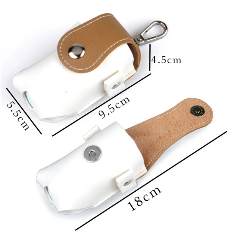 Mini džepna torba za golf loptice smeđa može se vezati za pojas i može držati 2 loptice torba za golf loptice izrađena je od visokokvalitetnog PU materijala