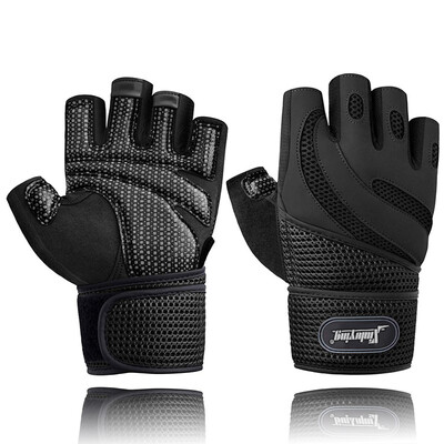 1 ζευγάρι γάντια άρσης βαρών Crossfit Γάντια γυμναστικής για αναπνοή γυμναστικής γυμναστικής γάντια γυμναστικής γυμναστικής γυμναστικής γυμναστικής αθλητικά γάντια