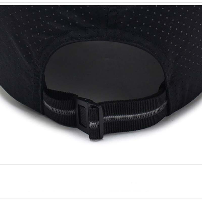 Καλοκαιρινό καπέλο μπέιζμπολ από συμπαγές λεπτό διχτυωτό φορητό καπέλο ηλίου που αναπνέει γρήγορα Γυναικείο καπέλο για άντρες γκολφ Τένις τρέξιμο Πεζοπορία Κάμπινγκ