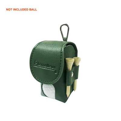 Torba za malu lopticu za golf Golf PU torba za dvostruku lopticu za 2 lopte s majicama s 2 loptice Prijenosna torbica za golf oko struka u 6 boja Potrepštine za golf