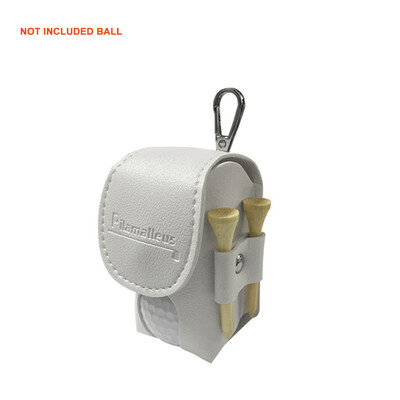 Torba za malu lopticu za golf Golf PU torba za dvostruku lopticu za 2 lopte s majicama s 2 loptice Prijenosna torbica za golf oko struka u 6 boja Potrepštine za golf