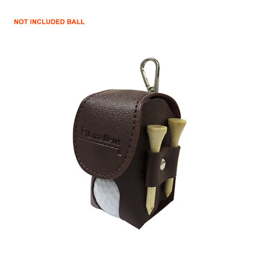 Torba za malu lopticu za golf Golf PU torba za dvostruku lopticu za 2 lopte s majicama s 2 loptice Prijenosna torbica za golf oko struka u 6 boja Potrepštine za golf