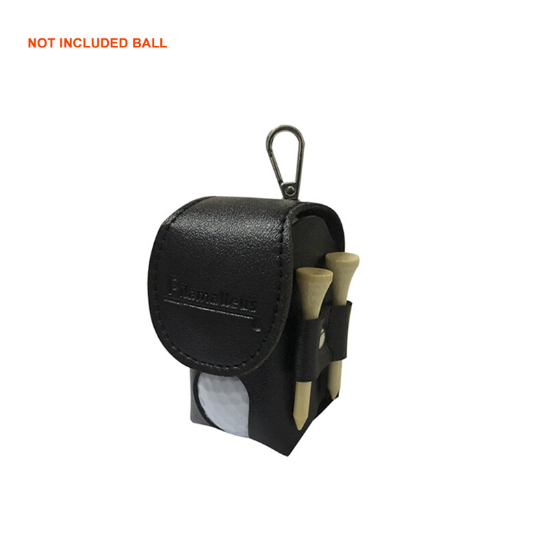Torba za malu lopticu za golf Golf PU torba za dvostruku lopticu za 2 lopte s majicama s 2 loptice Prijenosna torbica za golf oko struka u 6 boja Potrepštine za golf