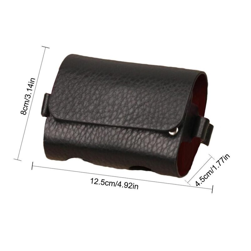 Τσάντες εξωτερικού χώρου Θήκη ταξιδιού Τσάντα για μπάλα γκολφ Φορητή τσάντα αποθήκευσης μέσης PU δέρμα για αθλητικά γκολφ Χωράει 2 μπάλες και 4 μπλουζάκια γκολφ