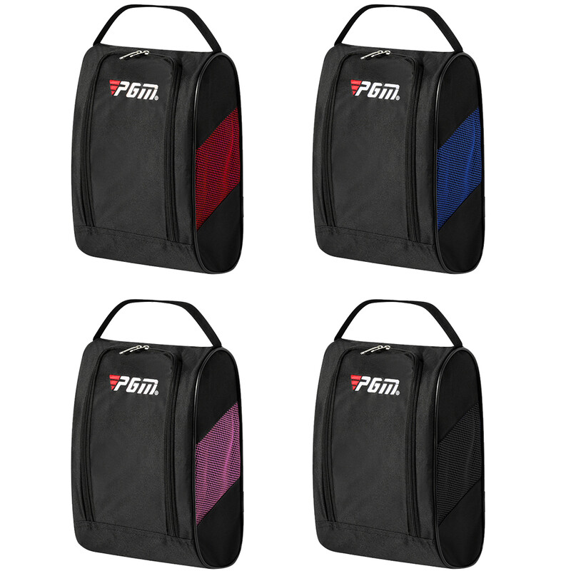 Unisex Golf Pocket Φορητές νάιλον τσάντες μεταφοράς για παπούτσια ταξιδιού με φερμουάρ χειρός που αναπνέει εξαιρετικά ελαφριά αθλητικά αξεσουάρ