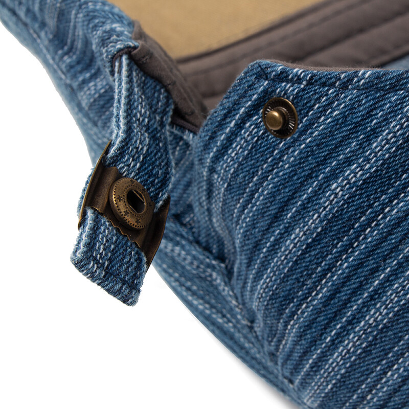 Ανδρικά Γυναικεία Μπερέ Μόδα Ρίγες Τζιν Καπέλο Newsboy Καλοκαιρινό βαμβακερό μαλακό μπλουζάκι ξαπλώστρες Υπαίθριο Casual μπροστινό καπέλο Peaked Beret Boina