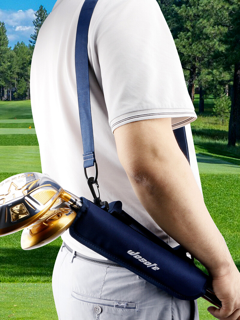 Ελαφρύ Oxford Golf Gun Bag, φορητό και ανθεκτικό κοντέινερ γκολφ κλαμπ που χωράει 5-7 μπαστούνια γκολφ