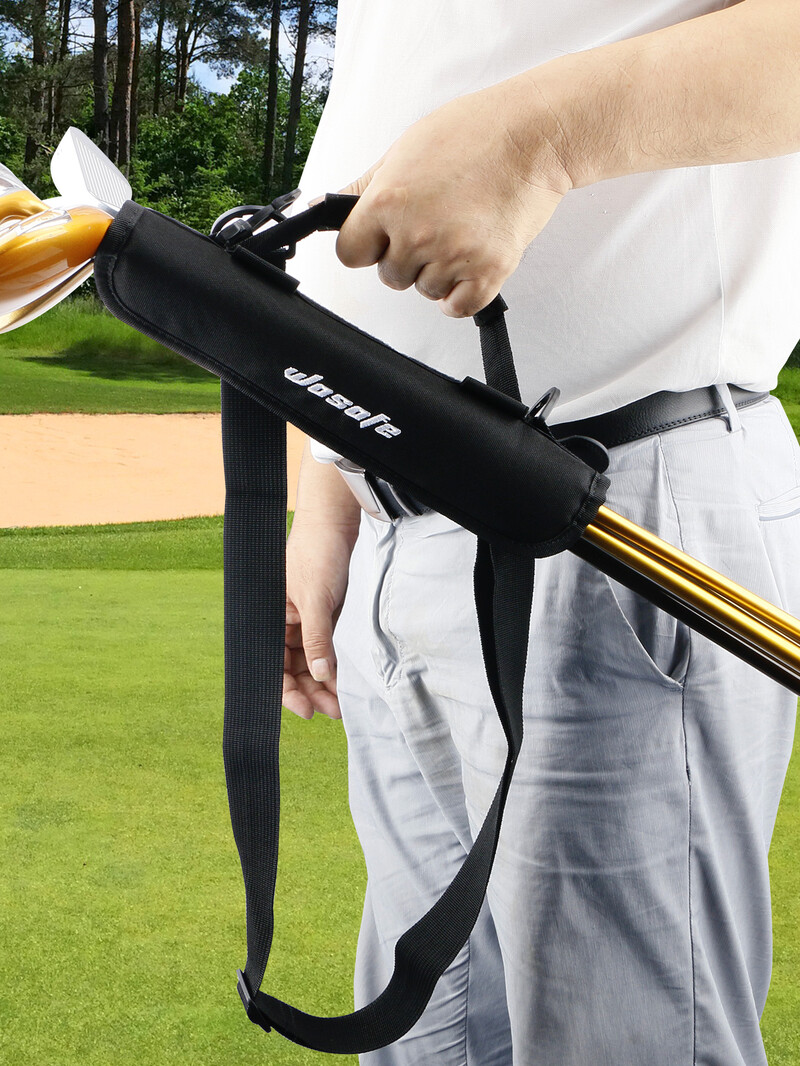 Ελαφρύ Oxford Golf Gun Bag, φορητό και ανθεκτικό κοντέινερ γκολφ κλαμπ που χωράει 5-7 μπαστούνια γκολφ