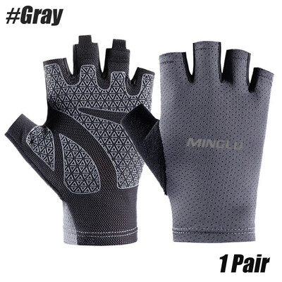 Half Finger Cycling Gloves Αντιολισθητικά, Καλοκαιρινό MTB Fingerless Glove Cycling Gamers Esports Fishing Mitens Bicycle Glove