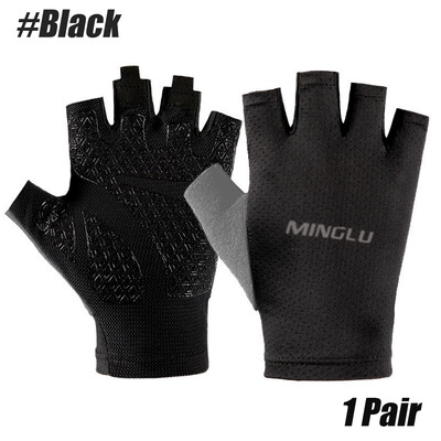Half Finger Cycling Gloves Αντιολισθητικά, Καλοκαιρινό MTB Fingerless Glove Cycling Gamers Esports Fishing Mitens Bicycle Glove