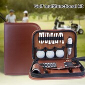 Τσάντα αποθήκευσης εργαλείων γκολφ Κλείσιμο με φερμουάρ Ανθεκτικό στη φθορά Αδιάβροχο μεγάλης χωρητικότητας Εργαλεία Divot Μπαλάκι Γκολφ Σκληρή θήκη Organizer