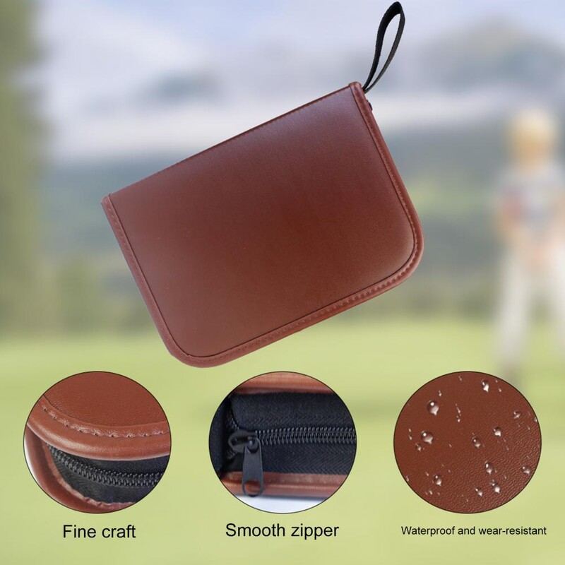 Τσάντα αποθήκευσης εργαλείων γκολφ Κλείσιμο με φερμουάρ Ανθεκτικό στη φθορά Αδιάβροχο μεγάλης χωρητικότητας Εργαλεία Divot Μπαλάκι Γκολφ Σκληρή θήκη Organizer