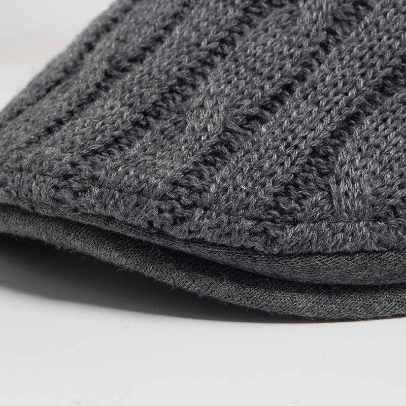 Nova muška ženska beretka za jesen i zimu iz 2024., zadebljane tople pletene beretke, modna mekana muška kapa za novine, ležerna heklana kapa