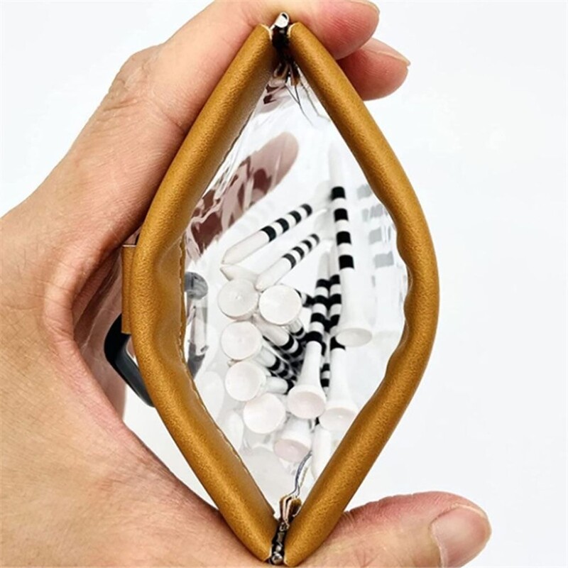 Τσάντα πουγκί γκολφ Διαφανής τσάντα αποθήκευσης αξεσουάρ γκολφ Ανθεκτική ελαφριά εξωτερική τσάντα μπλουζάκι γκολφ για μπαλάκια γκολφ