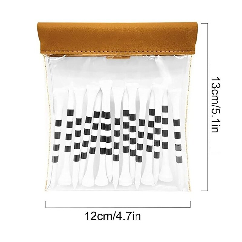 Τσάντα πουγκί γκολφ Διαφανής τσάντα αποθήκευσης αξεσουάρ γκολφ Ανθεκτική ελαφριά εξωτερική τσάντα μπλουζάκι γκολφ για μπαλάκια γκολφ