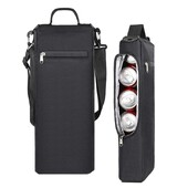 Μαύρο μανίκι μπύρας Golf Τσάντα ψυγείου γκολφ Αξεσουάρ γκολφ Μανίκι μπύρας μεγάλης χωρητικότητας Oxford υφασμάτινο μονωμένο μανίκι ψυγείου εξωτερικού χώρου