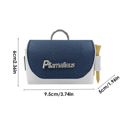 Τσάντα γκολφ με τσάντα για μπίλια του γκολφ Τσάντα με μαγνητική τσάντα για μπλουζάκια για μπλουζάκια, θήκη για μπλουζάκια, δερμάτινη τσάντα γκολφ