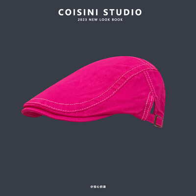 Nauja paprasta japoniška retro literatūra ir menas. Kepuraitės vyrams ir moterims Didžiosios Britanijos gatvės laisvalaikio berečių mados lauko tapytojo kepuraitė