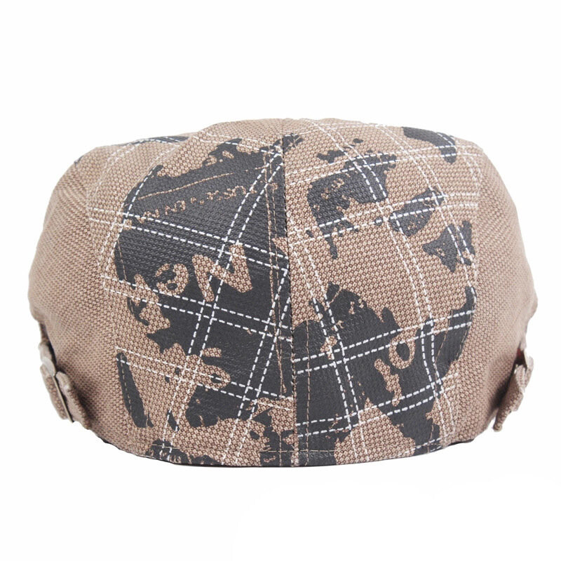 2023 Șepci pentru știri cu imprimeu din bumbac Four Seasons Șapcă plată cu vârf pentru bărbați și femei Pălării cu beretă pictor 144