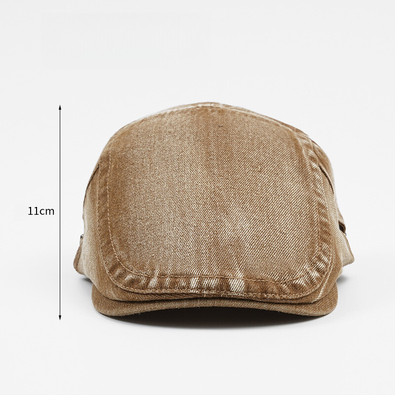 Ženski vintage šešir s beretkom od čistog pamuka za sva godišnja doba Raznolikost boja zastarjelih završnih slojeva Klasični retro šeširi za raznose