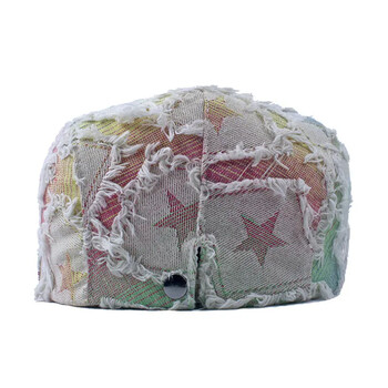 Four Seasons Cotton Color Καπέλα Newsboy Flat Peaked Cap Girl and Women Painter Beret Caps 04