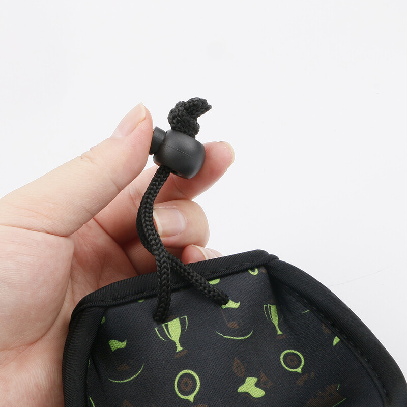 1 ΤΕΜ Φορητή θήκη για μπάλα γκολφ από νεοπρένιο Φορητή τσάντα μεταφοράς γκολφ τσέπης με πλαστικό κλιπ