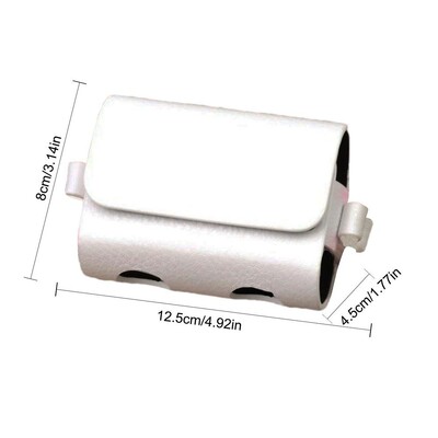 Torba za torbicu za golf lopticu Torbica za vanjsko putovanje 2 lopte 4 majice za golf Prijenosne torbe za pohranu oko struka Dodatna oprema za golf od PU kože