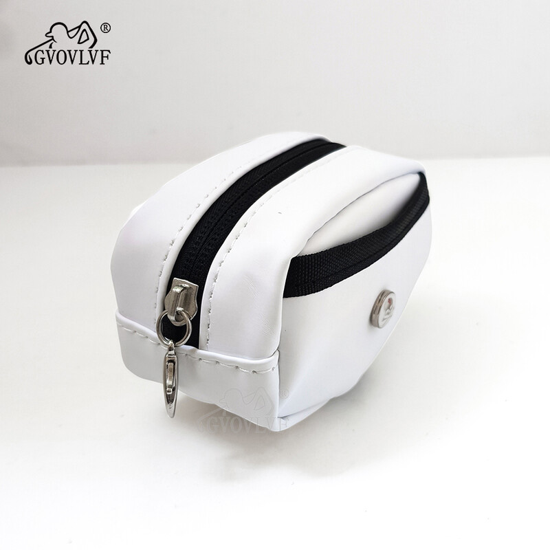 1 set prijenosne torbe za držač loptice za golf Vodootporna torbica oko struka od PU tkanine s 2 nasumične majice za golf Dodaci za golf Bijelo Ružičasto Crno