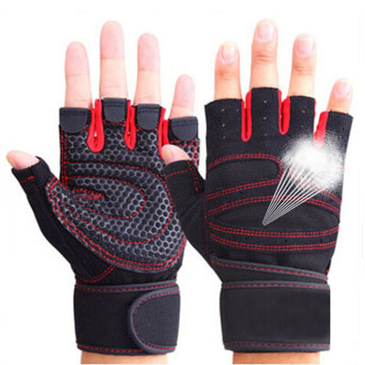 Sports Gym Full Palm Protection Grip Cross Fitness Weightlifting Bodybuilding Άσκηση Γάντια γυμναστικής για προπόνηση Dumbbell Barbell