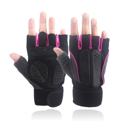 Sports Gym Full Palm Protection Grip Cross Fitness Weightlifting Bodybuilding Άσκηση Γάντια γυμναστικής για προπόνηση Dumbbell Barbell