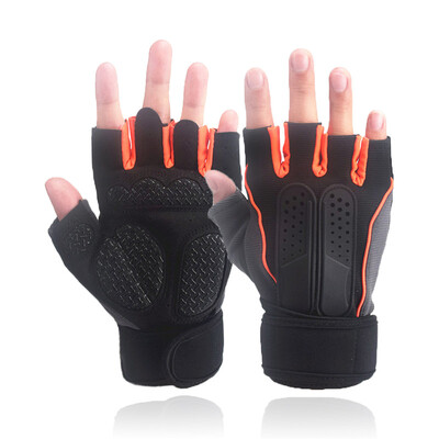 Sports Gym Full Palm Protection Grip Cross Fitness Weightlifting Bodybuilding Άσκηση Γάντια γυμναστικής για προπόνηση Dumbbell Barbell