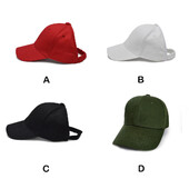 Καπέλο μπέιζμπολ χωρίς πλάτη καπέλο καλοκαιρινά καλύμματα κεφαλής Απαλότητα εξαιρετικής κατασκευής Unisex διακοσμητικά διακοσμητικά αλογοουρά για εξωτερικούς χώρους