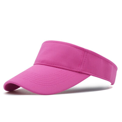 Καλοκαιρινά καπέλα για αντηλιακό ανδρικό γυναικείο βαμβακερό ρυθμιζόμενο γείσο Προστασία από υπεριώδη ακτινοβολία Top Empty Solid Sport Tennis Golf Running Αντηλιακό καπέλο μπέιζμπολ