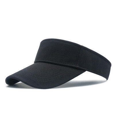 Καλοκαιρινά καπέλα για αντηλιακό ανδρικό γυναικείο βαμβακερό ρυθμιζόμενο γείσο Προστασία από υπεριώδη ακτινοβολία Top Empty Solid Sport Tennis Golf Running Αντηλιακό καπέλο μπέιζμπολ