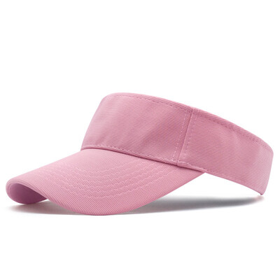 Καλοκαιρινά καπέλα για αντηλιακό ανδρικό γυναικείο βαμβακερό ρυθμιζόμενο γείσο Προστασία από υπεριώδη ακτινοβολία Top Empty Solid Sport Tennis Golf Running Αντηλιακό καπέλο μπέιζμπολ