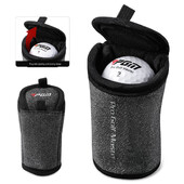 Θήκη προστασίας μπάλας γκολφ PGM που χωράει 2 μπάλες Αξεσουάρ γκολφ Ανδρική και γυναικεία τσάντα μέσης Μίνι τσάντα βελούδινης μπάλας με κλιπ