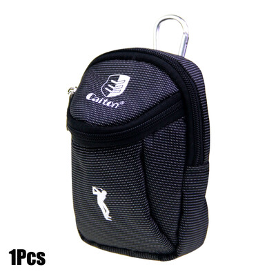 Τσάντα για μπάλες γκολφ GLOOF 1 τεμ. - Zipper Tees Golf, Divot Tool, Canvas Ball Marker Accessories Holder Storage Bag-Small & Portable