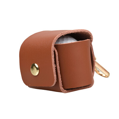 1 τεμ. Φορητή θήκη για μπάλα του γκολφ, τσάντα μέσης, Δερμάτινη μικρή τσάντα για γκολφ, αθλητικό αξεσουάρ