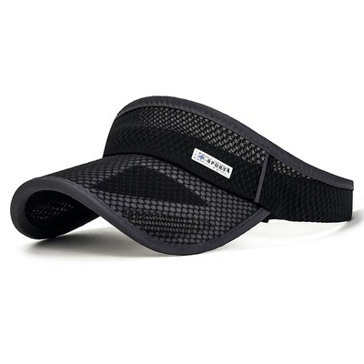 Prazne sportske kape s podesivom kopčom, biciklistički šešir, lagana traka za glavu, bejzbolska kapa za vanjske prilike, prozračni mrežasti viziri, šeširi, uniseks