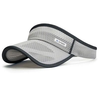 Prazne sportske kape s podesivom kopčom, biciklistički šešir, lagana traka za glavu, bejzbolska kapa za vanjske prilike, prozračni mrežasti viziri, šeširi, uniseks