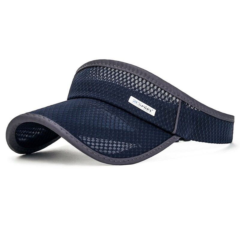 Prazne sportske kape s podesivom kopčom, biciklistički šešir, lagana traka za glavu, bejzbolska kapa za vanjske prilike, prozračni mrežasti viziri, šeširi, uniseks