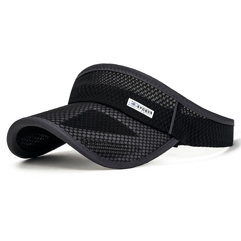 Prazne sportske kape s podesivom kopčom, biciklistički šešir, lagana traka za glavu, bejzbolska kapa za vanjske prilike, prozračni mrežasti viziri, šeširi, uniseks