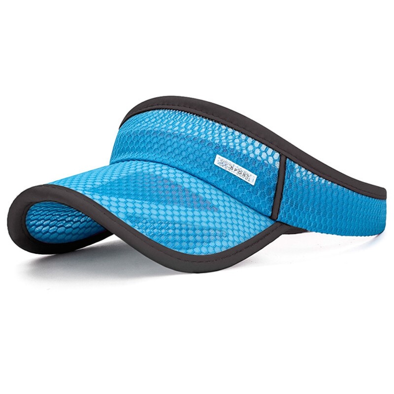 Prazne sportske kape s podesivom kopčom, biciklistički šešir, lagana traka za glavu, bejzbolska kapa za vanjske prilike, prozračni mrežasti viziri, šeširi, uniseks