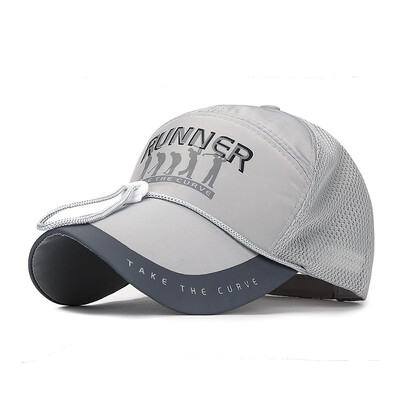 Golf Ženske muške kape Baseball Kape Ljetne Kape s dugim obodom Prozračna zasjenjena kapa otporna na vjetar Reflektirajuća šešir na pruge gorras