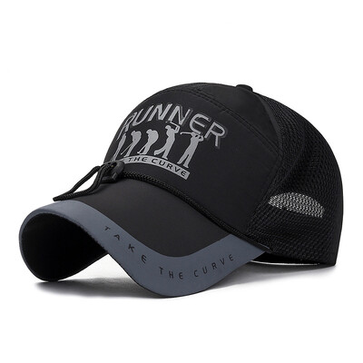 Golf Ženske muške kape Baseball Kape Ljetne Kape s dugim obodom Prozračna zasjenjena kapa otporna na vjetar Reflektirajuća šešir na pruge gorras