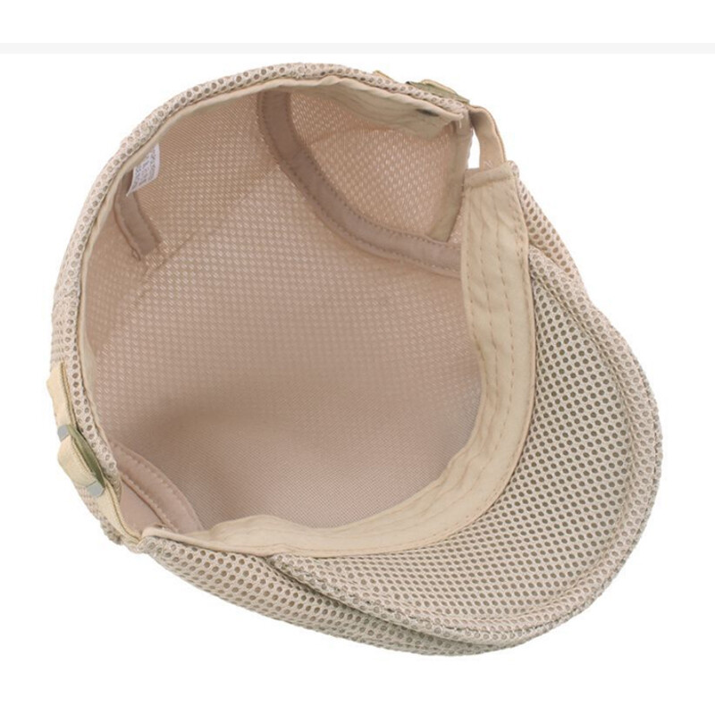 2023 Nová letná pánska čiapka, priedušná sieťovaná čiapka Newsboy, outdoorová čiapka Gorro Hombre Boina, golfové čiapky, módne pevné ploché čiapky pre ženy