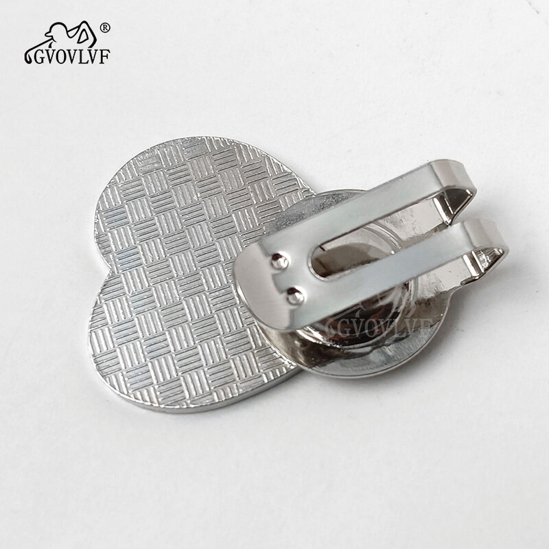 1 τεμάχιο Νέοι μαρκαδόροι Golf LOVE ball μαρκαδόροι Μαγνητικά κλιπ καπέλων με αξεσουάρ Bling Bling τσάντα γκολφ Δώρο για γυναίκες παίκτες γκολφ Ροζ