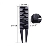 Σχεδιασμός υφής εργαλείου επισκευής Divot κράματος ψευδαργύρου Καλή σκληρότητα Χρήσιμο σχήμα σοκολάτας Πιρούνι επισκευής Golf Divot