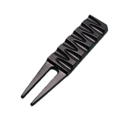 Σχεδιασμός υφής εργαλείου επισκευής Divot κράματος ψευδαργύρου Καλή σκληρότητα Χρήσιμο σχήμα σοκολάτας Πιρούνι επισκευής Golf Divot