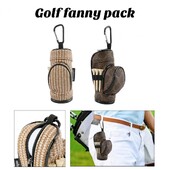 Τσάντα αποθήκευσης μπάλας μίνι γκολφ Μεγάλης χωρητικότητας που κλείνει με φερμουάρ Θήκη για μπάλα γκολφ, ανθεκτική στη σκόνη, αντιχαρακτική τσάντα μεταφοράς